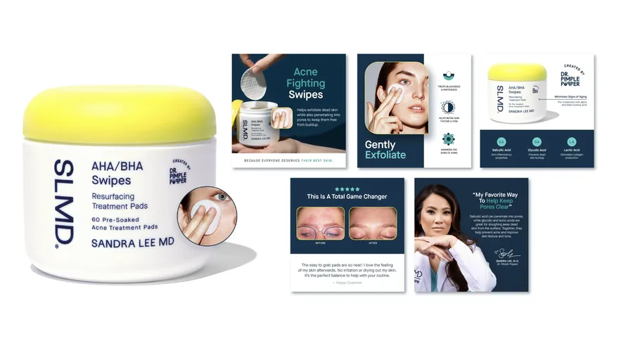 SLMD Skincare listing images